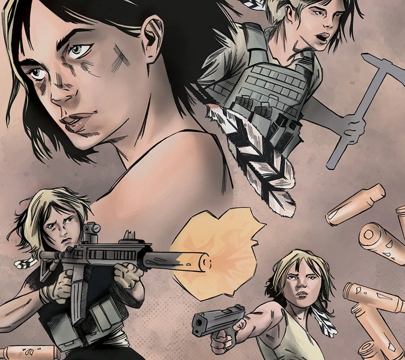 Illustration from The Last Colony comic